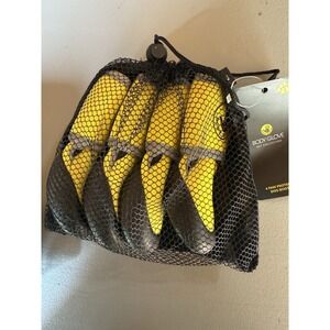 Body Glove 4 Paw Protector Dog Booties Size Large Yellow - Brand New with Tags